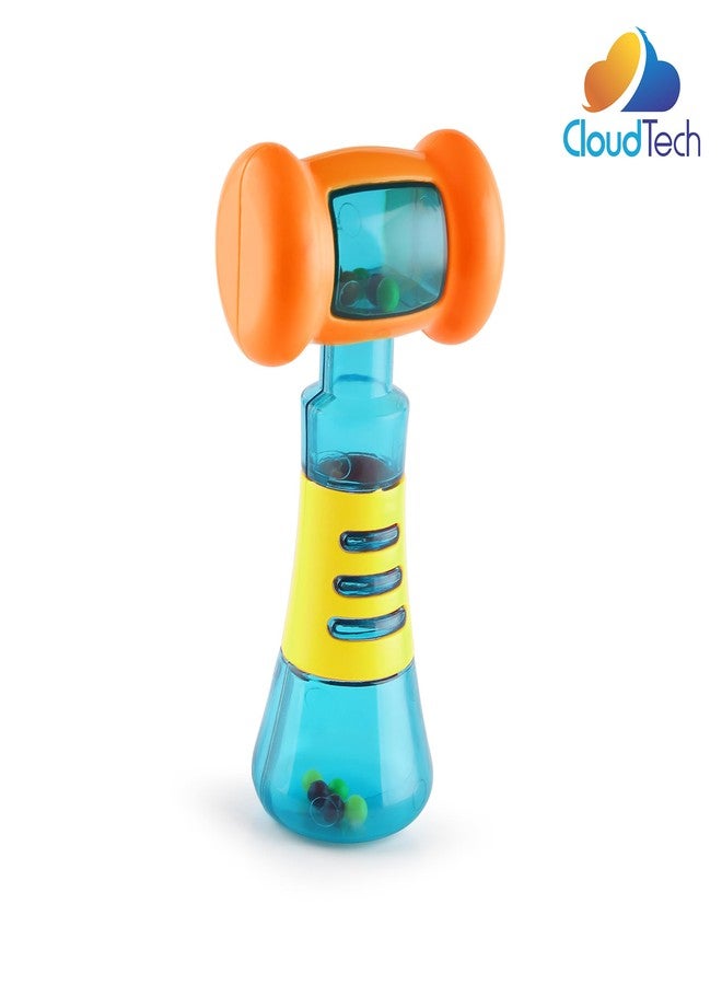 CloudTech Multicolour Attractive Plastic Set of 3 Rattles | BPA Free Rattle Toys | Easy Grip, Colourful Sound Toys for Newborns & Toddlers - Image 2